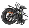 750W Vélo Electrique Pliable, 48V 15Ah, 7 Vitesses/Top 27.9mph, 20" × 4.0 Pneus Larges, Autonomie 100km - Noir