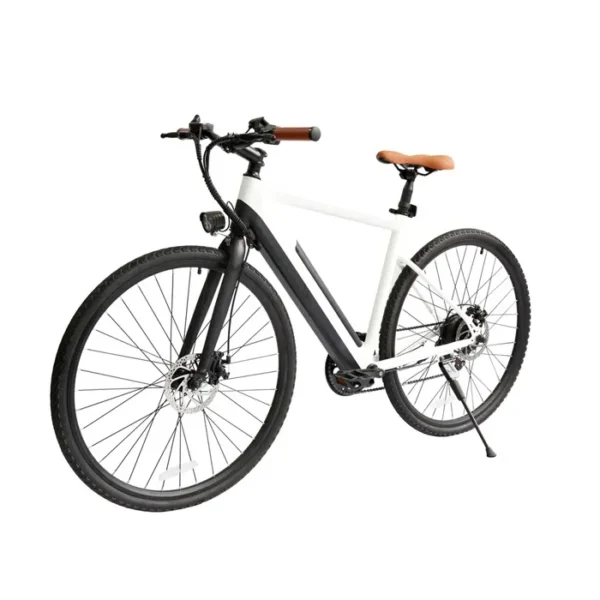 ADN S150 Vélo électrique, Moteur 250W, Batterie 36V 8AH, PAS Autonomie 40KM, 25KM/H Shimano 7 Vitesses, Blanc