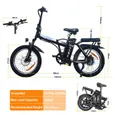 AVDLEU - Vélo Électrique Pliable 20" - Moteur 250W - Batterie 36V 11.4Ah - 50 à 100km (Mode ASSIST) - 7 vitesses SHIMANO - A20