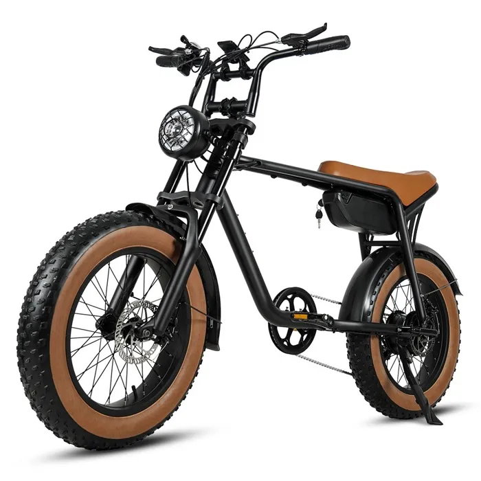 CMACEWHEEL Vélos électriques, Moteur 500W Batterie 48V 15AH, 40-45km/h, Autonomie(PAS) 50-60km, Shimano 7 Vitesses, Noir