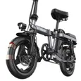 ENGWE T14 - Velo Electrique Pliable, 250W 48V10AH, Top 20mph, 14 pouces , Autonomie 28km, Mini-e-bike de Ville-Gris