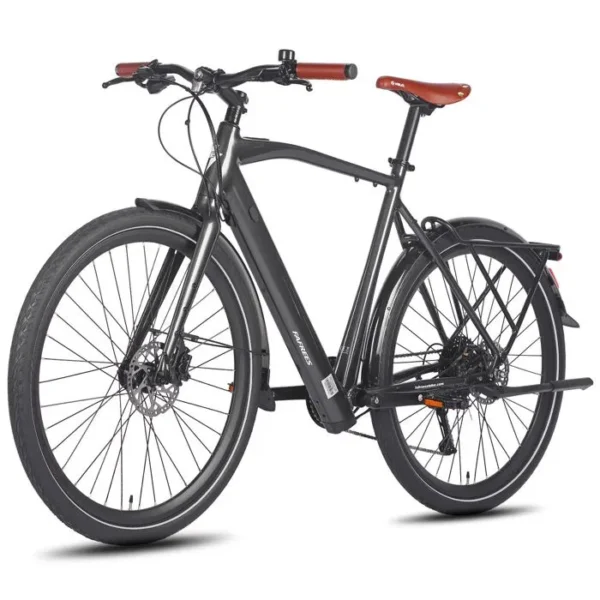 FAFREES F700M Vélo Électrique - Moteur 250W Batterie 36V10AH Freins Hydrauliques Urbain Cadre Aluminium - Noir