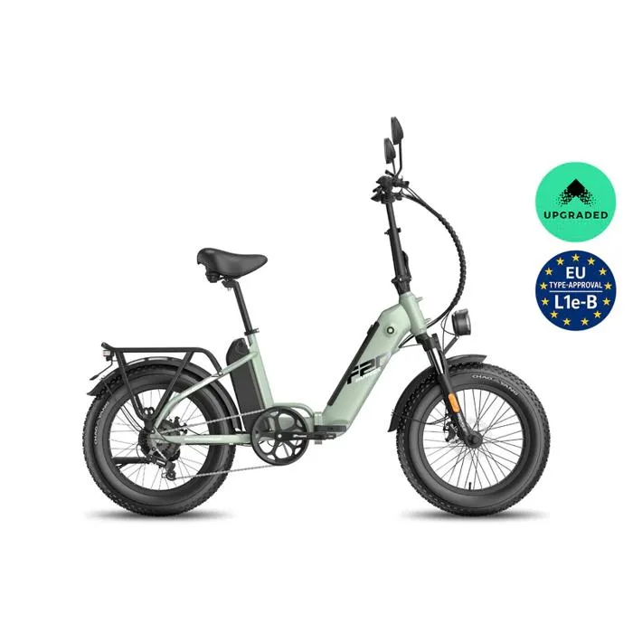 Fafrees FF20 Polar - Vélo électrique Pliable 20" - 48V13.4Ah*2 Dual Batteries - Autonomie 120km - VTC Fat bike, Vert