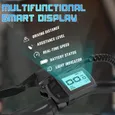HITWAY vélo électrique Noir 16", léger et pliable Vélo assistance électrique à la pédale, 36V 7,8Ah 250W, pompe et cadenas gratuite