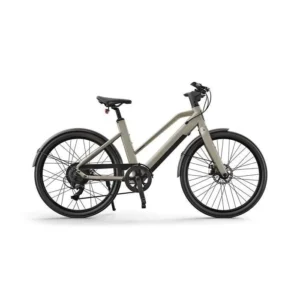 Vélo électrique 26 pouces -Keskin CBIKE1V - Shimano 8 vitesses - Batterie amovible 36V - Moteur 250W -Ecran LCD - Bluetooth - Beige