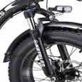 KETELES KF9 vélo électrique pliant, batterie au lithium 18AH, moteur 1000W, gros pneus 20*4, freins hydrauliques