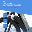 Vélo électrique ONESPORT OT05 Ebike 27.5" - Capteur de couple - Freins hydrauliques - 36V 250W 18.2Ah - Bluetooth APP