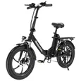 RCB Vélo Électrique 20" VTT Fat Bike Adulte Pliable - Batterie 36V/15.6Ah - 7 Vitesses - APP - RK6 Noir – Image 8