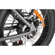 SINOHON B20 vélo électrique, Gris,Moteur 500W, Batterie au lithium 48V15AH, Changement de vitesse SHIMANO 7, Vitesse 25KM/H