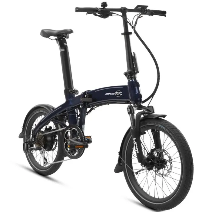 VANKEL FF2 Vélo Électrique Pliable 20" – Moteur 250W – Batterie 756Wh – Shimano 8 Vitesses – Compact et Léger – bleu