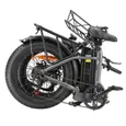 Velo electrique pliable - Roues 20"- 750W - Autonomie 100km - Batterie 48V 15Ah - 7 Vitesses - Noir