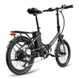 velo electrique pliable Fafrees F20 Light 20 pouces Autonomie 65km Shimano 7 vitesses Batterie 36V14.5Ah Noir