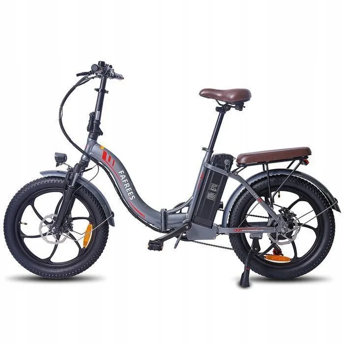 Vélo électrique pliant FAFREES F20 Pro 250W 18AH 7 vitesses 20" Gun gray E-Bike urban VTT college student adult male and female Vendu et expédié par CALIATHLETICS