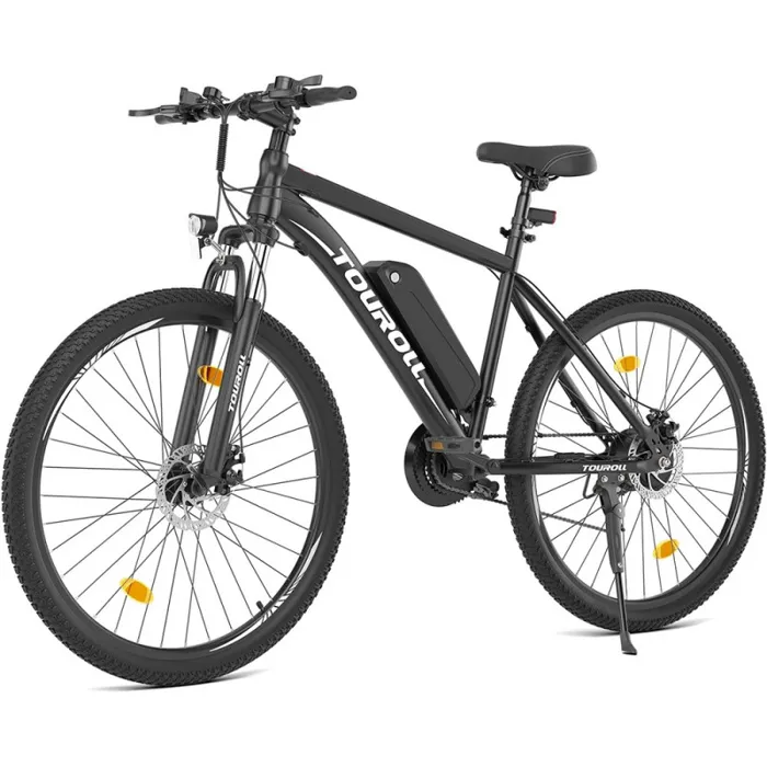 Vélo Électrique VTT Touroll U1 26 - Moteur 250W - Batterie 13 Ah -- Autonomie 65 km - Pneus Tout-Terrain CST - Shimano 21 Vitesses