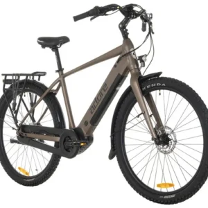 Vélo de Ville Electrique ADORE 27,5" Aluminium Citybike CX-290 Moteur Central 60NM / 15Ah Bronze mat