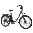 Vélo de Ville Électrique Touroll B1 - Moteur 250W -Batterie 15,6 Ah - Vitesse Max 25 km/h - Shimano 7 Vitesses - Pneu 26 x 1.95" – Image 6