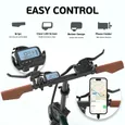 Vélo électrique de ville ESKUTE F200 14'', moteur 250W, 25 km/h, batterie 7,8 Ah, sans pédale d'accélérateur, vert