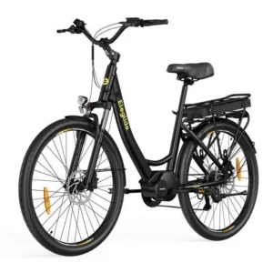 Vélo Électrique Eleglide C2 - Moteur Central 250W - Batterie 36V 13Ah - Portée Max 100km - Freins à Disque Hydrauliques - Pneus 26"