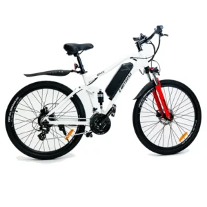 Vélo électrique EMOTORAD EMX, 36V 250W 470WH, 25KM/H, Autonomie 55-70 KM, Tout suspendu, TEKTRO HD-M275 Hydraulique, Blanc