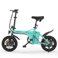Vélo électrique ESKUTE F100 14 pouces, moteur 250 W, batterie 36 V 9 Ah, freins à disque mécaniques - Vert – Image 4