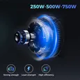 750W48V15AH Vélo électrique à gros pneus