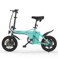 Vélo Électrique Pliable - ESKUTE F100 - Roues 14" - Moteur 250W - Batterie 36V9Ah - MAX Autonomie 35-60km - Bleu – Image 5