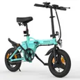 Vélo Électrique Pliable - ESKUTE F100 - Roues 14" - Moteur 250W - Batterie 36V9Ah - MAX Autonomie 35-60km - Bleu – Image 4