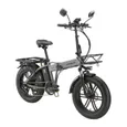 Vélo électrique pliable 20" - 1000W - Lithium 48V 18Ah - Shimano 7 Vitesses - Autonomie 100km - Gris – Image 6