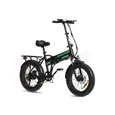 Vélo Électrique Pliable Tout Terrain 20"x4.0 Gros Pneus Anti crevaison - Autonomie Max 35 à 90 km - Suspension Anti Choc – Image 7
