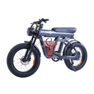 Vélo électrique tout suspendu BEZIOR XF006, moteur 1200W, batterie 23AH, autonomie 70km, freins hydrauliques