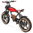 Vélos électrique HIDOES B10, Moteur 1000W, Batterie au Lithium 48V13Ah, Vélo Fat Pneu, Coussin de Style Cowboy et Sac de Vélo