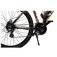 VTT électrique alu 27,5'' - MERCIER - 21 Vitesses - Autonomie 75 km - Cadre aluminium AHEADSET - Noir/orange - Mixte