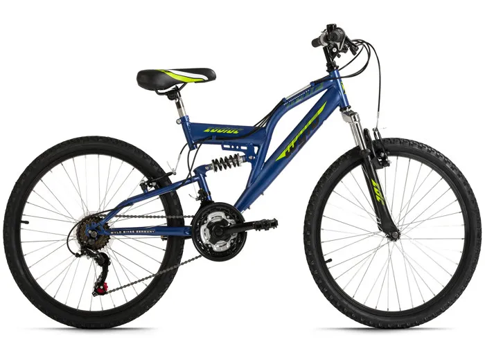 VTT enfant 24" Zodiac 18 vitesses bleu électrique WYLD