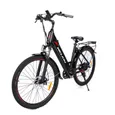 WELKIN Vélo électrique, Noir, Moteur 500W Batterie 36V 15AH, 25KM/H Autonomie 100KM, Envoyer panier de voiture avant – Image 6